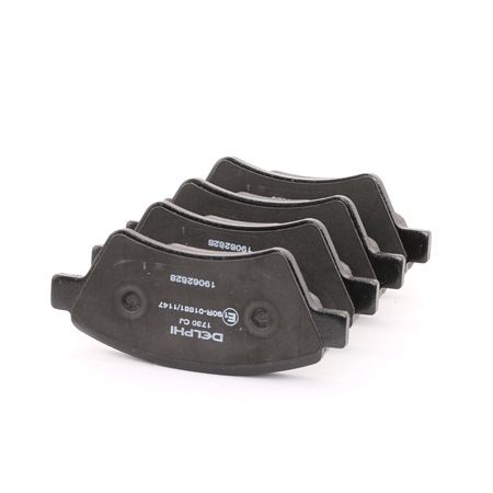 OEM 7701208122 DELPHI Kit pastiglie freni LP1730 per RENAULT, NISSAN, DACIA, RENAULT TRUCKS, LADA