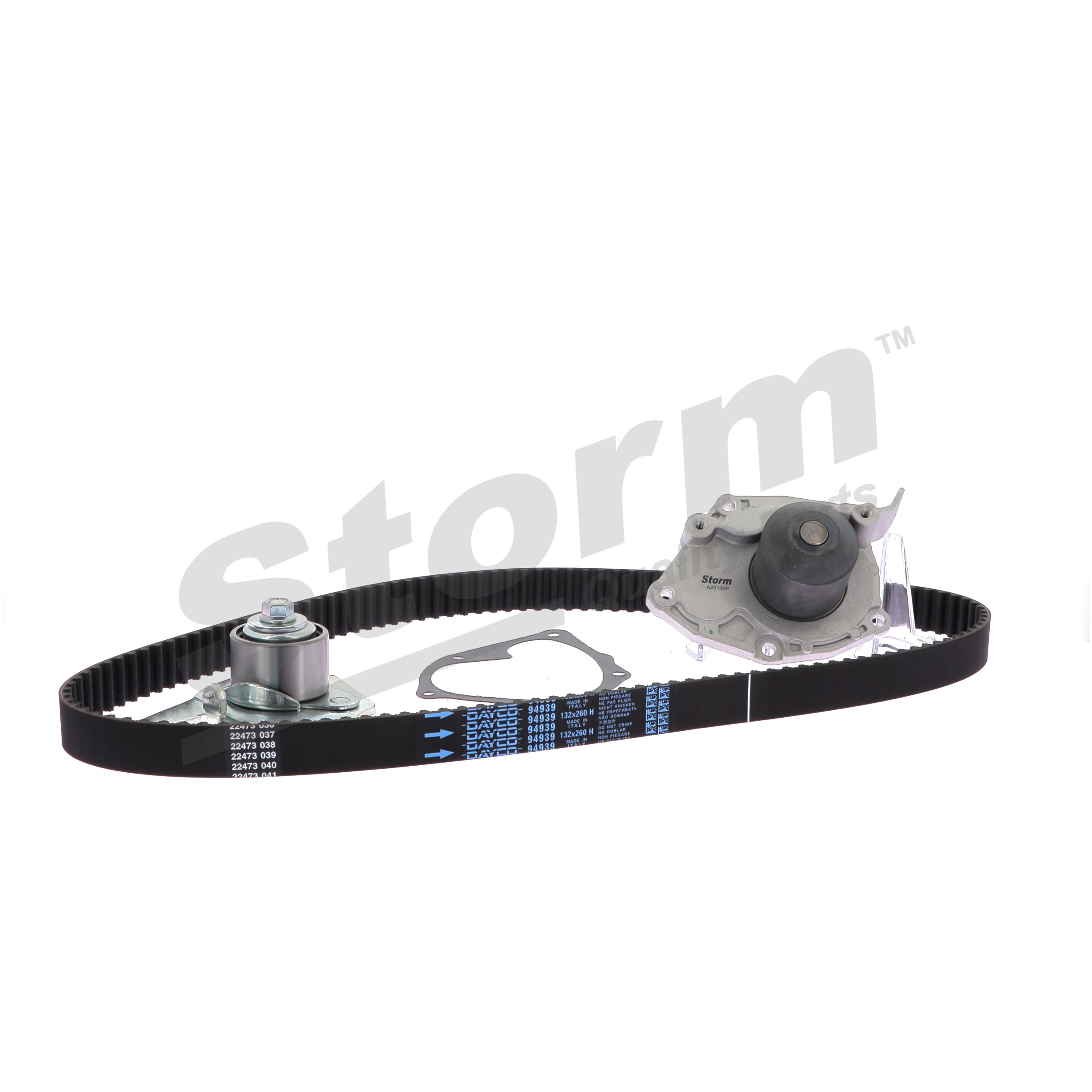 OEM 8200542740 STORM QUALITY PARTS Registerreimsett med vannpumpe 5550597KP for VOLVO, NISSAN, MITSUBISHI, OPEL, PEUGEOT