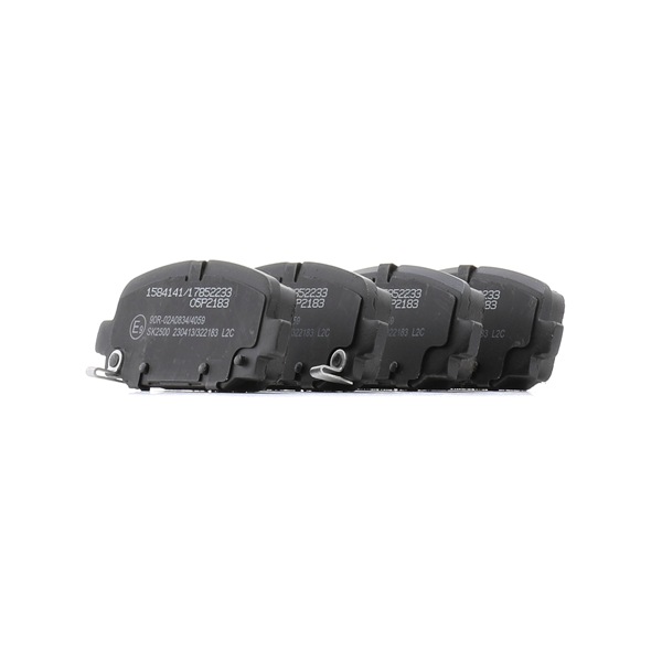 RIDEX Kit pastiglie freni (402B1699) per JEEP Compass (MP, M6) 1.4 MultiAir (103 KW / 140 CV / dal 2017)