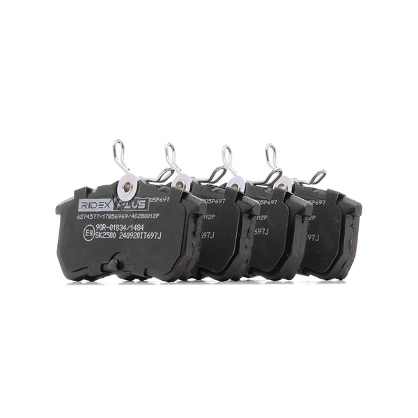 Bremseklosser (402B0012P) fra RIDEX PLUS for FORD FOCUS (DAW, DBW) 1.8 TDCi (85 KW / 115 HK / Fra 2001)