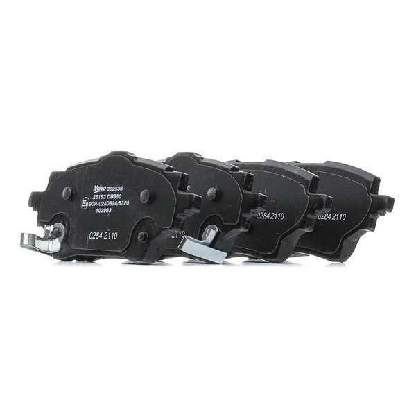 OEM 0446602400 VALEO Bromsbelägg 302536 för TOYOTA, MAZDA, SUZUKI, LEXUS