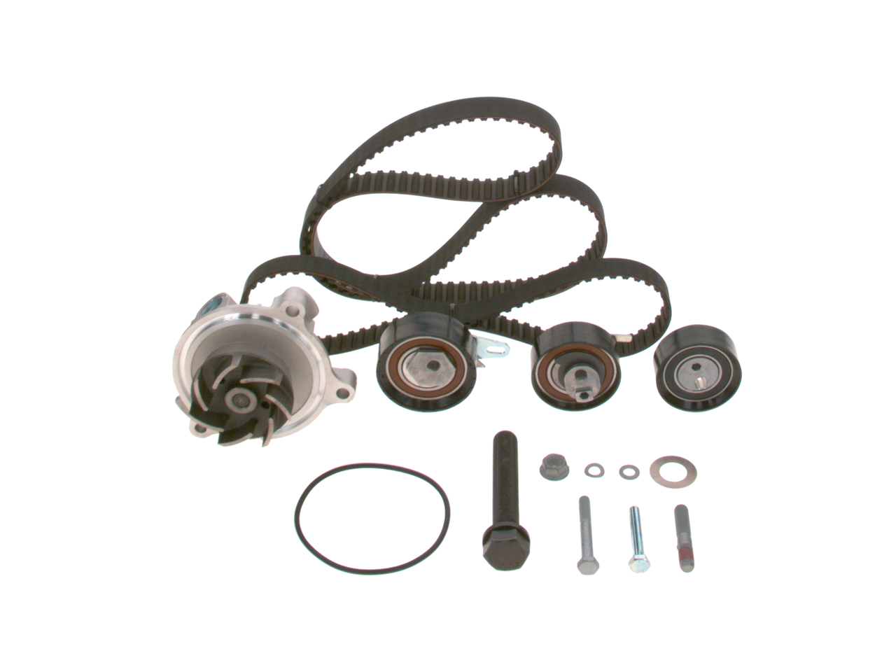 VW LT 2006 Vesipumppu + jakohihnasarja BOSCH 1 987 946 399