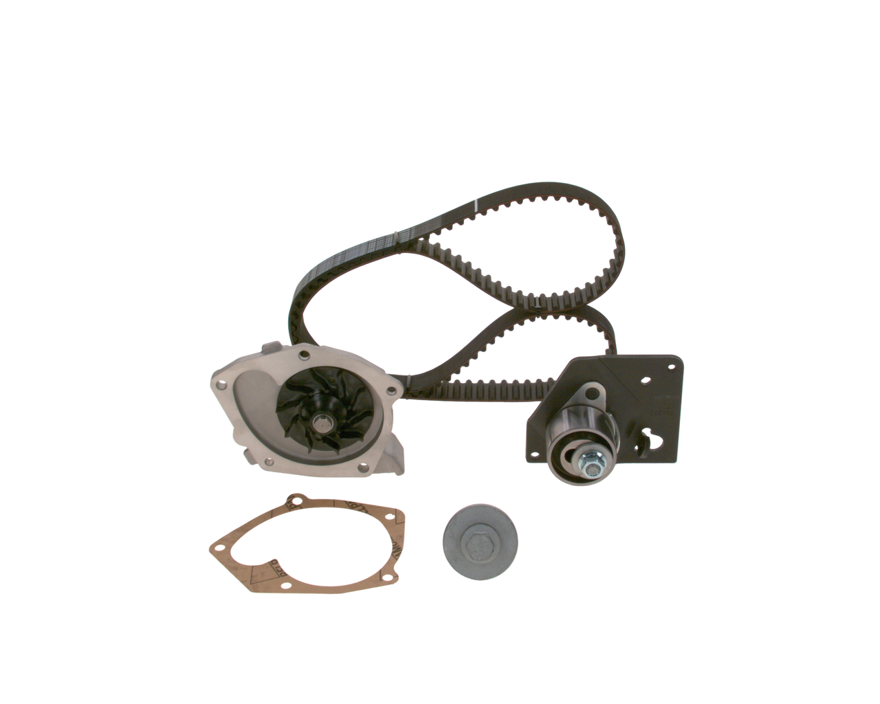 BOSCH Kit de distribution + pompe à eau (1 987 946 463) pour RENAULT Megane II 3/5 portes (BM, CM, BM0/1, CM0/1) 1.9 dCi (66 KW / 90 CH / de 2002)