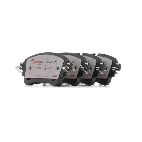 OEM 8W0698451P BREMBO Kit pastiglie freni P 85 154X per VOLKSWAGEN, AUDI, SEAT, SKODA