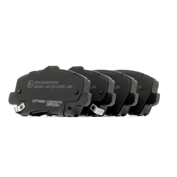 RIDEX Kit pastiglie freni (402B1873) per KIA PICANTO (JA) 1.0 LPG (48 KW / 65 CV / dal 2018)