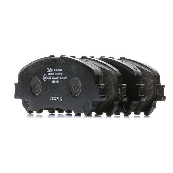 OEM D10604CA0A VALEO Kit pastiglie freni 302531 per RENAULT, NISSAN, DACIA, MAZDA, INFINITI