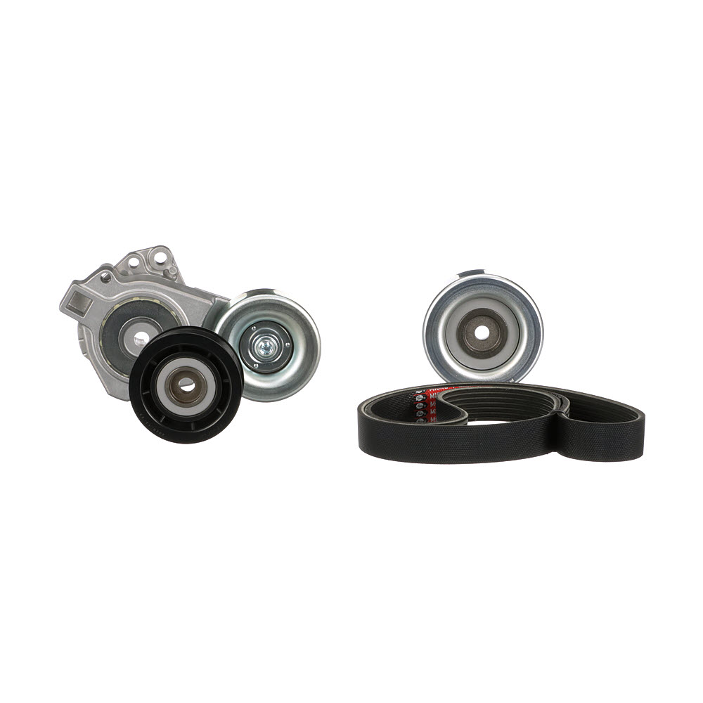 GATES Jeu de courroies trapézoïdales à nervures (K017PK2410) pour MITSUBISHI PAJERO IV (V8_W, V9_W) 3.8 i 4WD (V97W, V87W) (175 KW / 238 CH / de 2009)