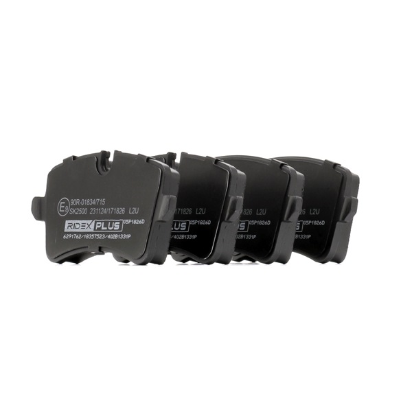 OEM 4G0698451C RIDEX PLUS Juego de pastillas de freno 402B1331P para VOLKSWAGEN, SEAT, AUDI, SKODA, PORSCHE