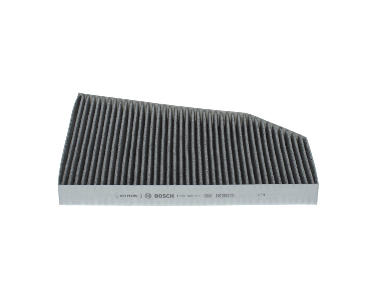 Kupefilter (1 987 435 611) fra BOSCH for TESLA Model X (5YJX) EV AWD (568 KW / 772 HK / Fra 2019)