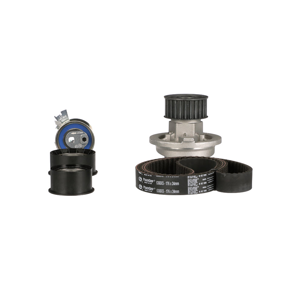 GATES Kit de distribution + pompe à eau (KP25368XS) pour VAUXHALL Calibra (C89) 2.0 i Turbo 4x4 (150 KW / 204 CH / de 1992)