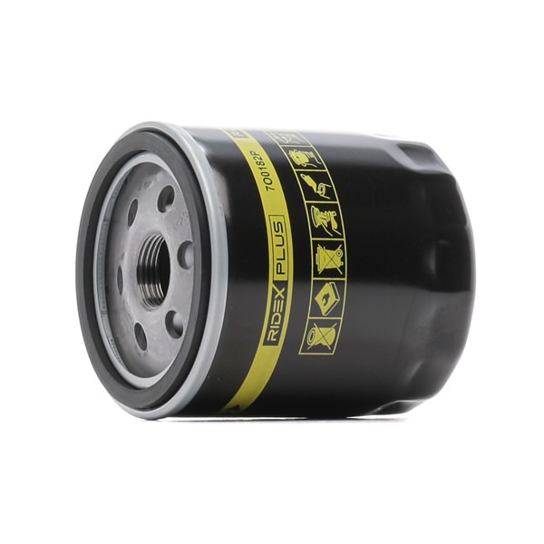 RIDEX PLUS Ölfilter (7O0182P) für VW Polo Schrägheck (6R1, 6C1) 1.4 TDI (77 KW / 105 PS / ab 2014)