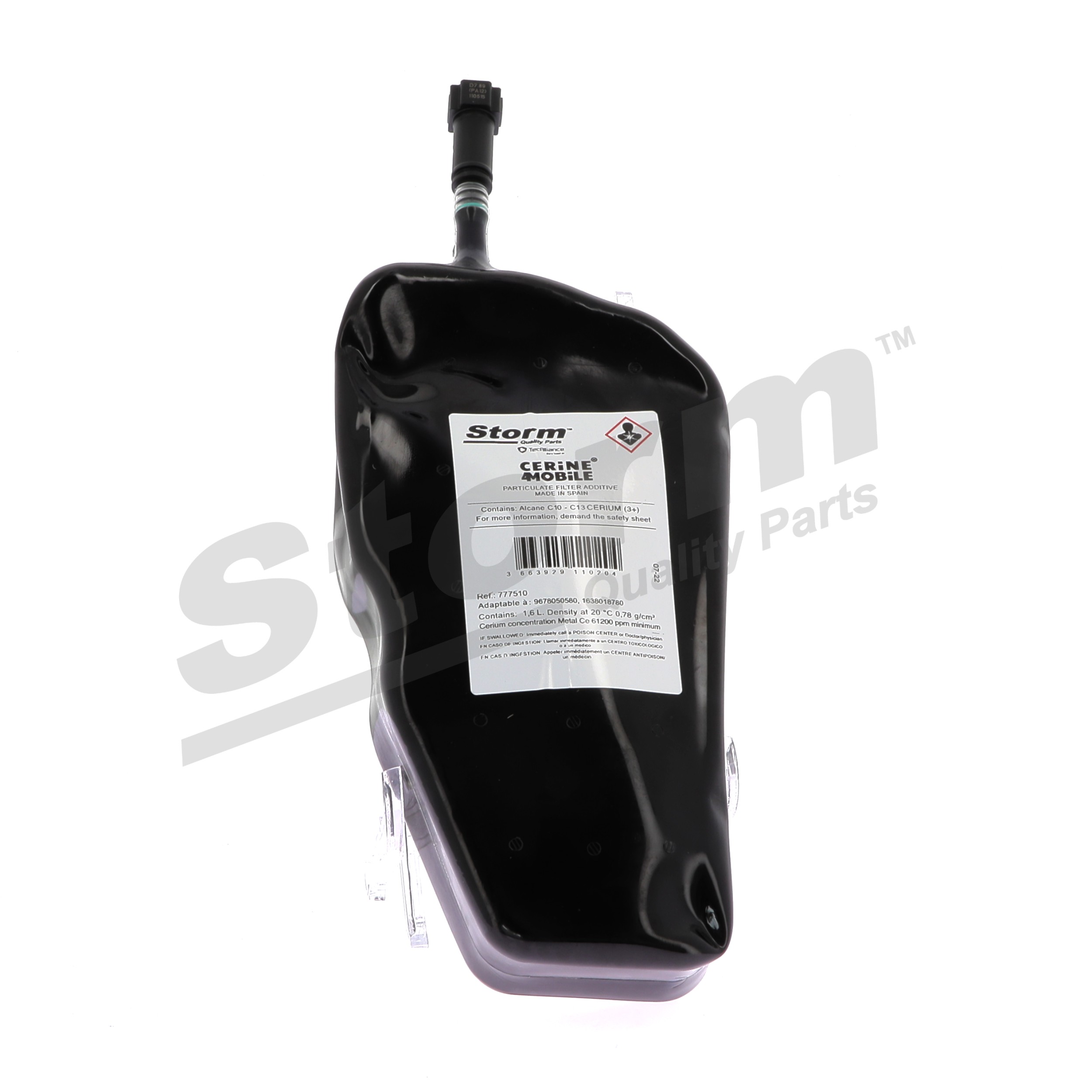 OEM 1638018780 STORM QUALITY PARTS Polttoaine-lisäaine 777510 varten PEUGEOT, CITROЁN, MITSUBISHI, MINI, DS