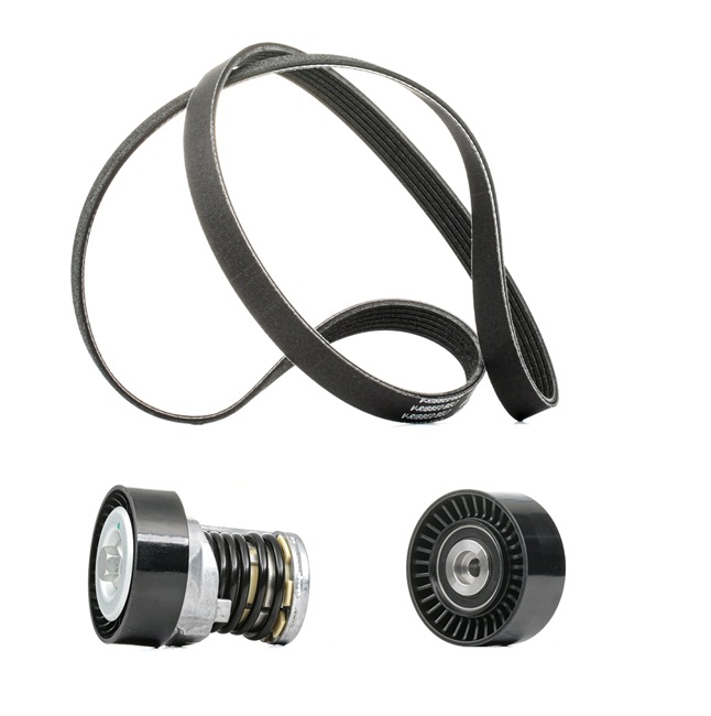 Poly V-riem set (542R0027P) van RIDEX PLUS Voor AUDI A4 Avant (8K5, B8) 2.0 TDI (88 KW / 120 PK / Van 2008)