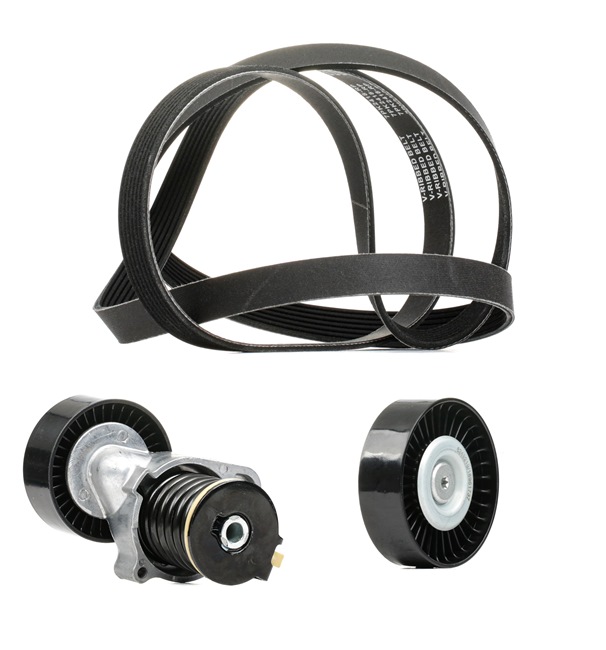 RIDEX PLUS Jogo de correias trapezoidais estriadas (542R0143P) para MERCEDES-BENZ Classe C Sedan (W204) C 180 Kompressor (204.044, 204.045) (115 KW / 156 CV / de 2008)