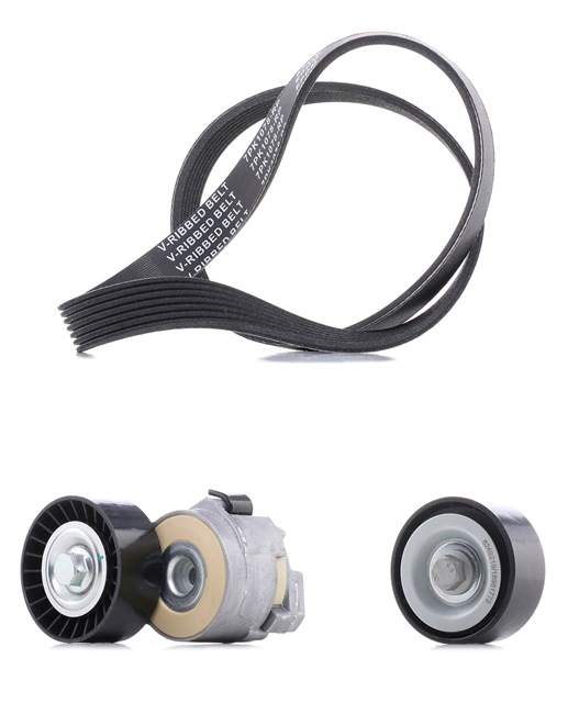 Poly V-riem set (542R0221P) van RIDEX PLUS Voor IVECO Daily IV Flatbed Vrachtwagen / Chassis 40C10 (70 KW / 95 PK / Van 2006)