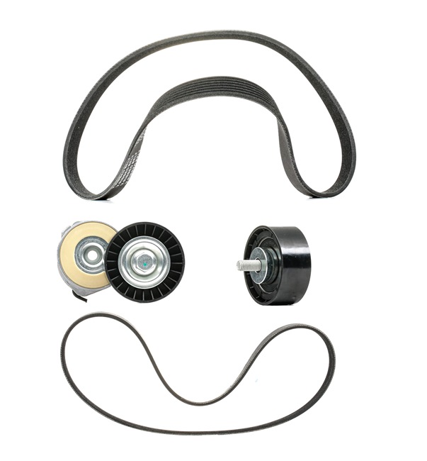Poly V-riem set (542R0245P) van RIDEX PLUS Voor IVECO Daily IV Flatbed Vrachtwagen / Chassis 40C10 (70 KW / 95 PK / Van 2006)