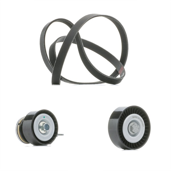 OEM 7700735904 RIDEX PLUS Juego de correas trapeciales poli V 542R0352P para VOLKSWAGEN, SEAT, RENAULT, AUDI, PEUGEOT