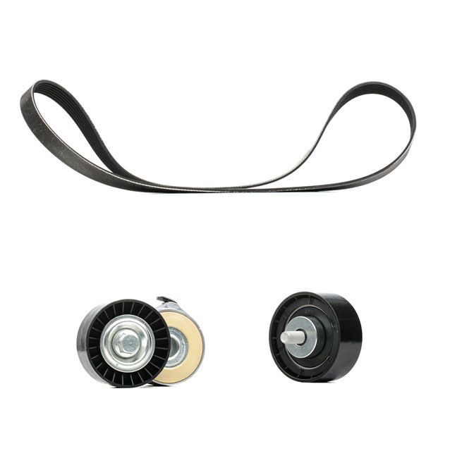 Poly V-riem set (542R0491P) van RIDEX PLUS Voor IVECO Daily IV Flatbed Vrachtwagen / Chassis 40C10 (70 KW / 95 PK / Van 2006)