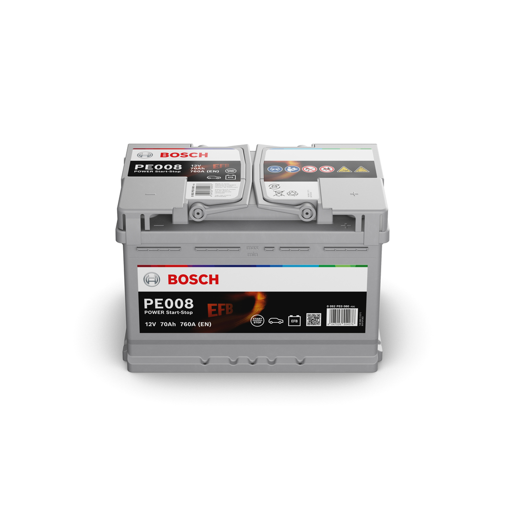 OEM 000915105FC BOSCH  Batterie 0 092 PE0 080 für VW, AUDI, OPEL, SKODA, RENAULT