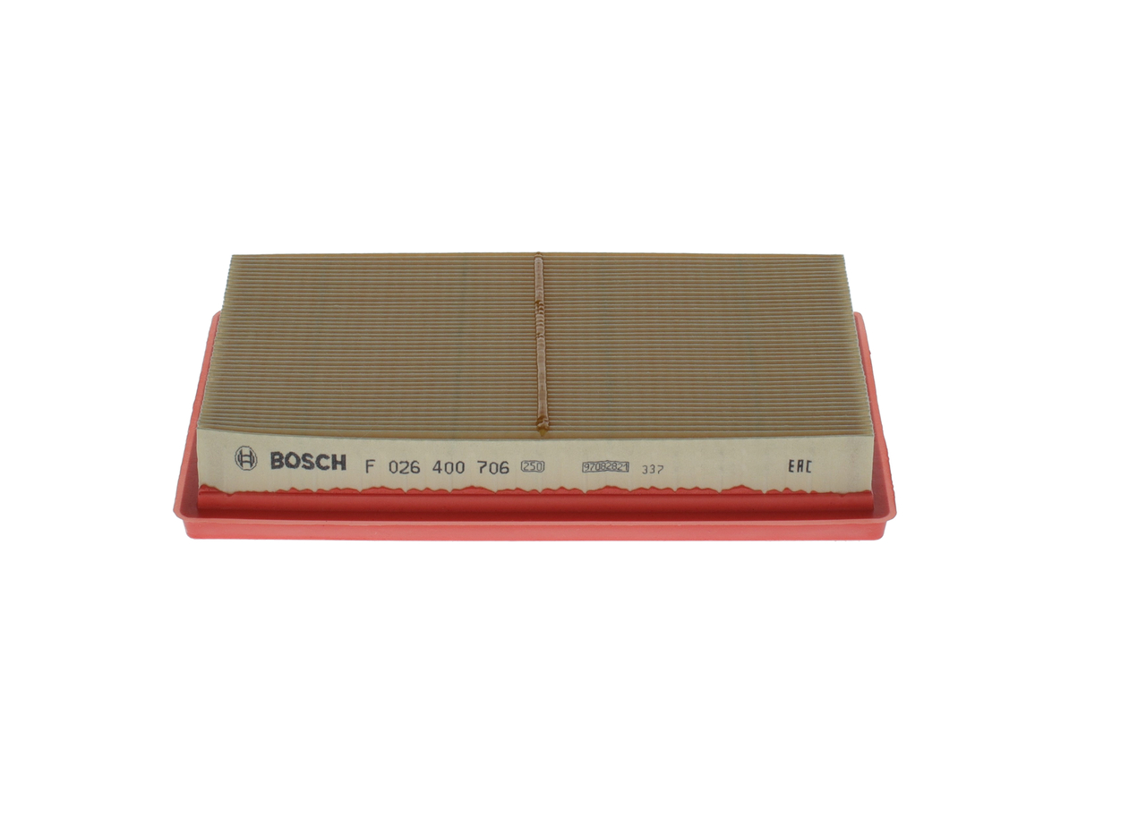 BOSCH Luftfilter (F 026 400 706) in erstklassiger Qualität für TOYOTA YARIS (_P21_, _PA1_, _PH1_) 1.5 (MXPA11) (92 KW / 125 PS / de 2020)