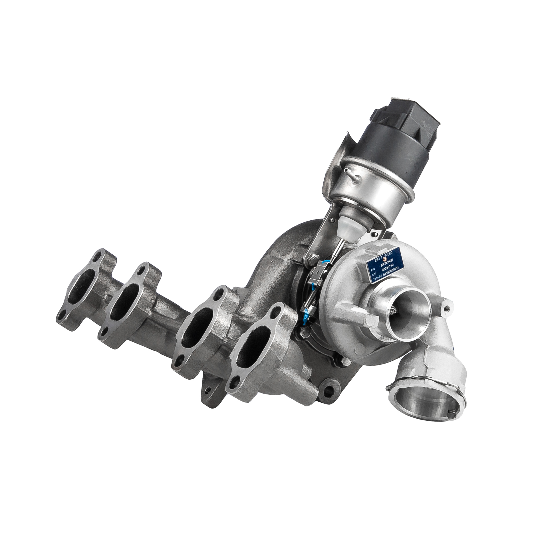 OEM 038253014QX BR Turbo Turbocompresor BRTX3427 para VOLKSWAGEN, SEAT, AUDI, SKODA, ALFA ROMEO
