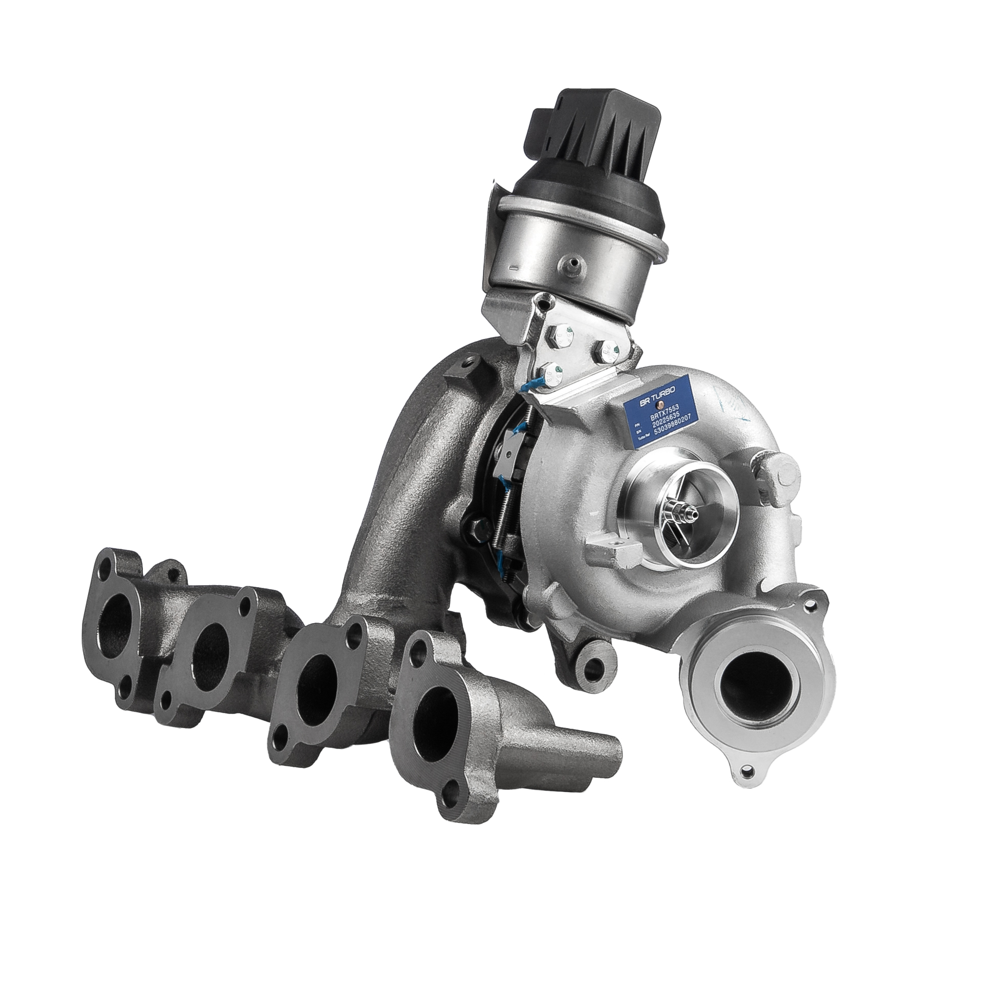 OEM 03L253056CX BR Turbo Turbocompresor BRTX7553 para VOLKSWAGEN, SEAT, AUDI, SKODA