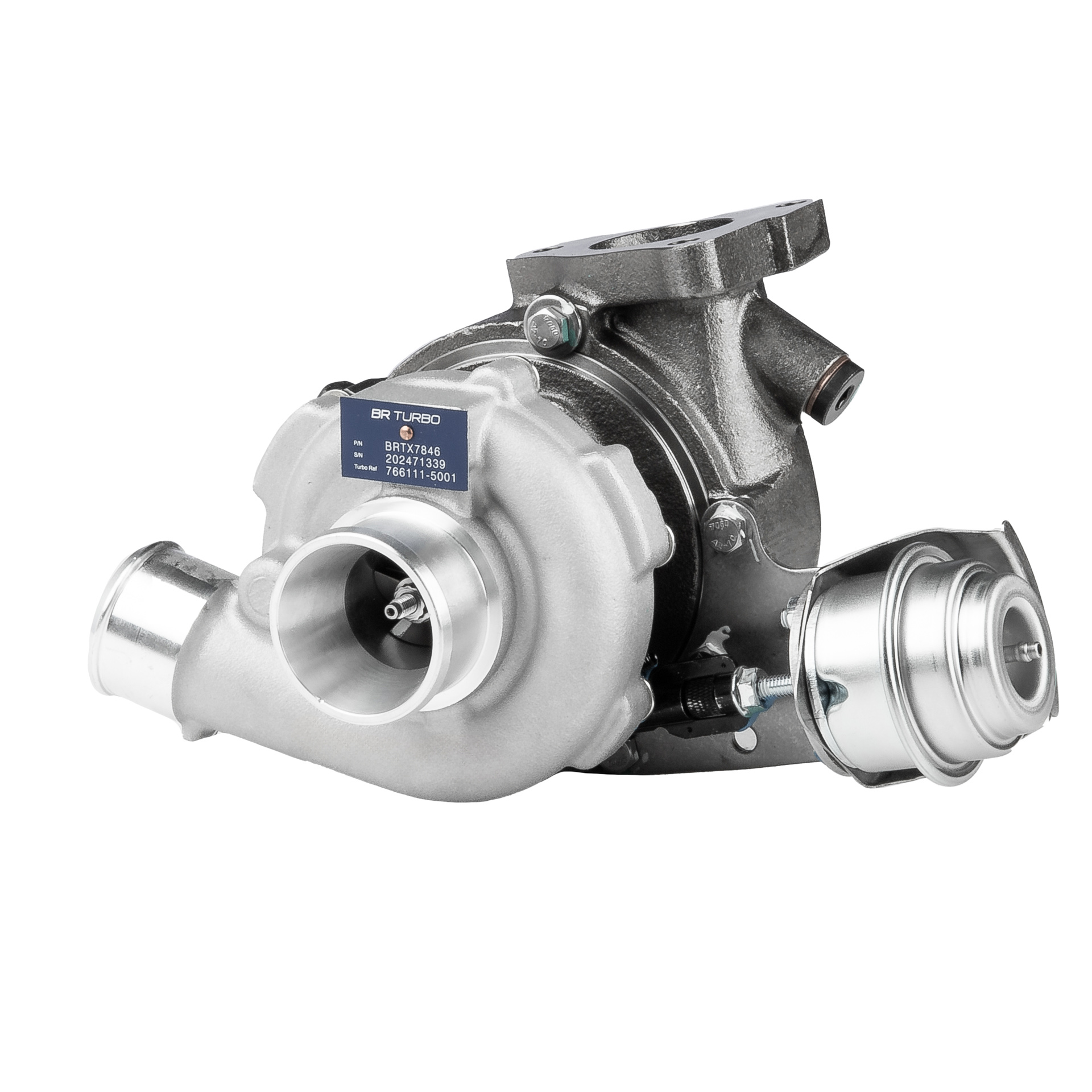 BR Turbo Turbolader (BRTX7846) in erstklassiger Qualität für HYUNDAI i20 (PB, PBT) 1.6 CRDi (85 KW / 116 PS / de 2008)