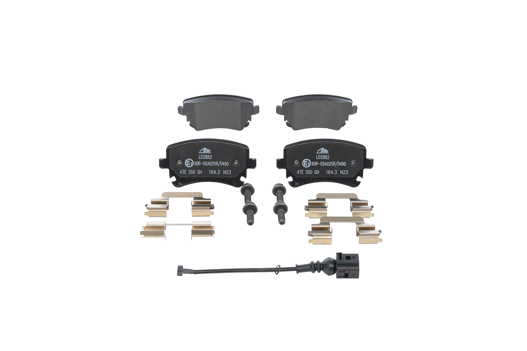 OEM 7H0698451 ATE Kit pastiglie freni 13.0470-2882.2 per VOLKSWAGEN, AUDI, SEAT, SKODA, PORSCHE
