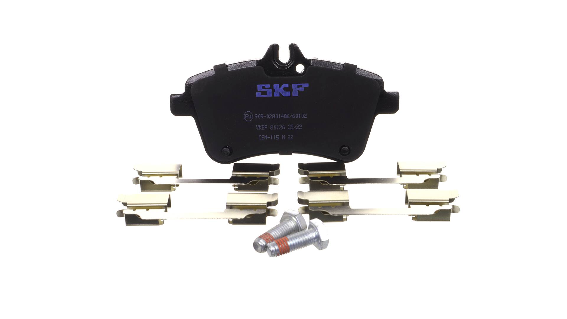 OEM A1694201220 SKF Kit pastiglie freni VKBP 80126 per MERCEDES-BENZ, JAGUAR