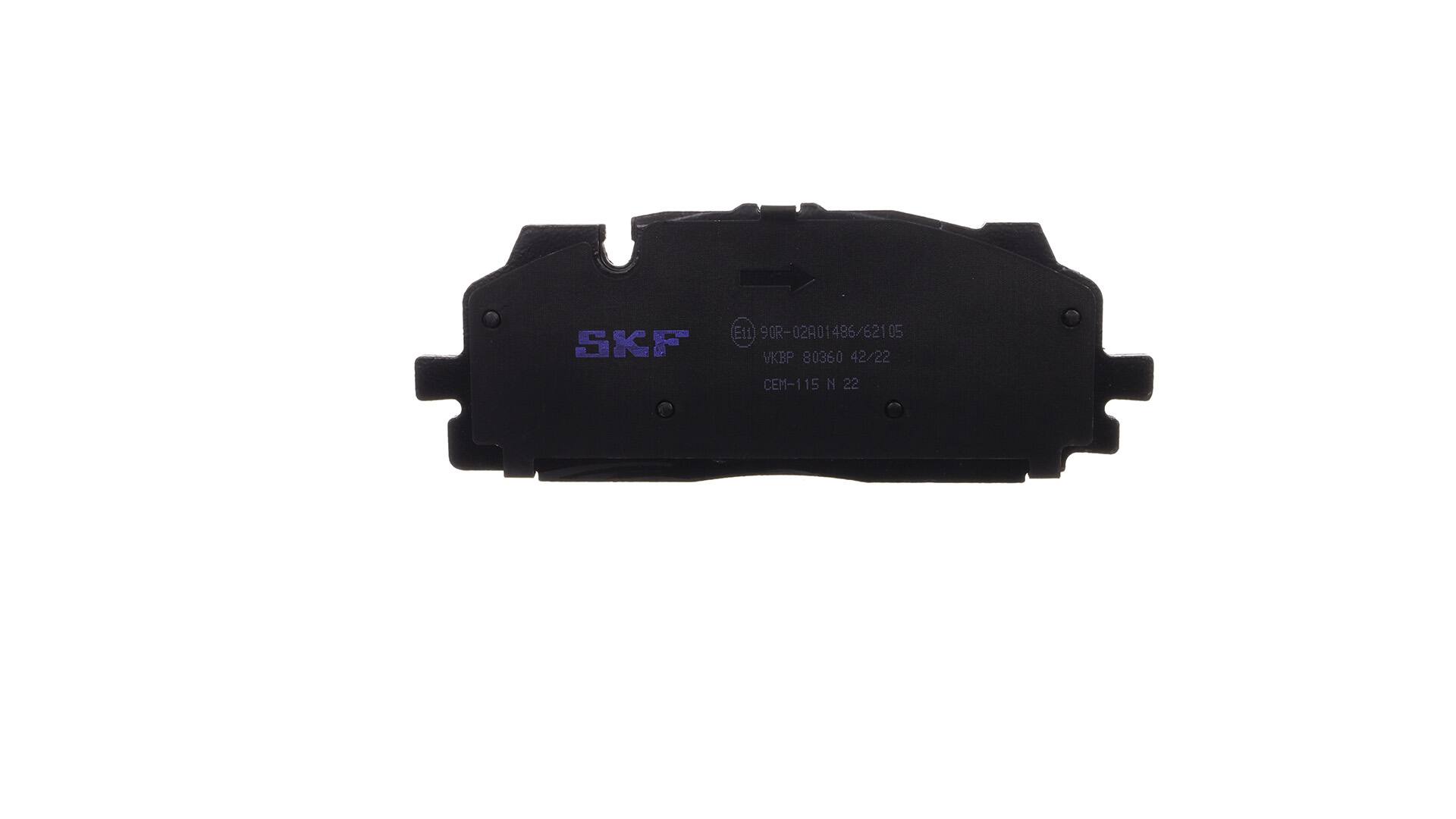OEM 4M0698151T SKF Kit pastiglie freni VKBP 80360 per VOLKSWAGEN, AUDI, SEAT, SKODA