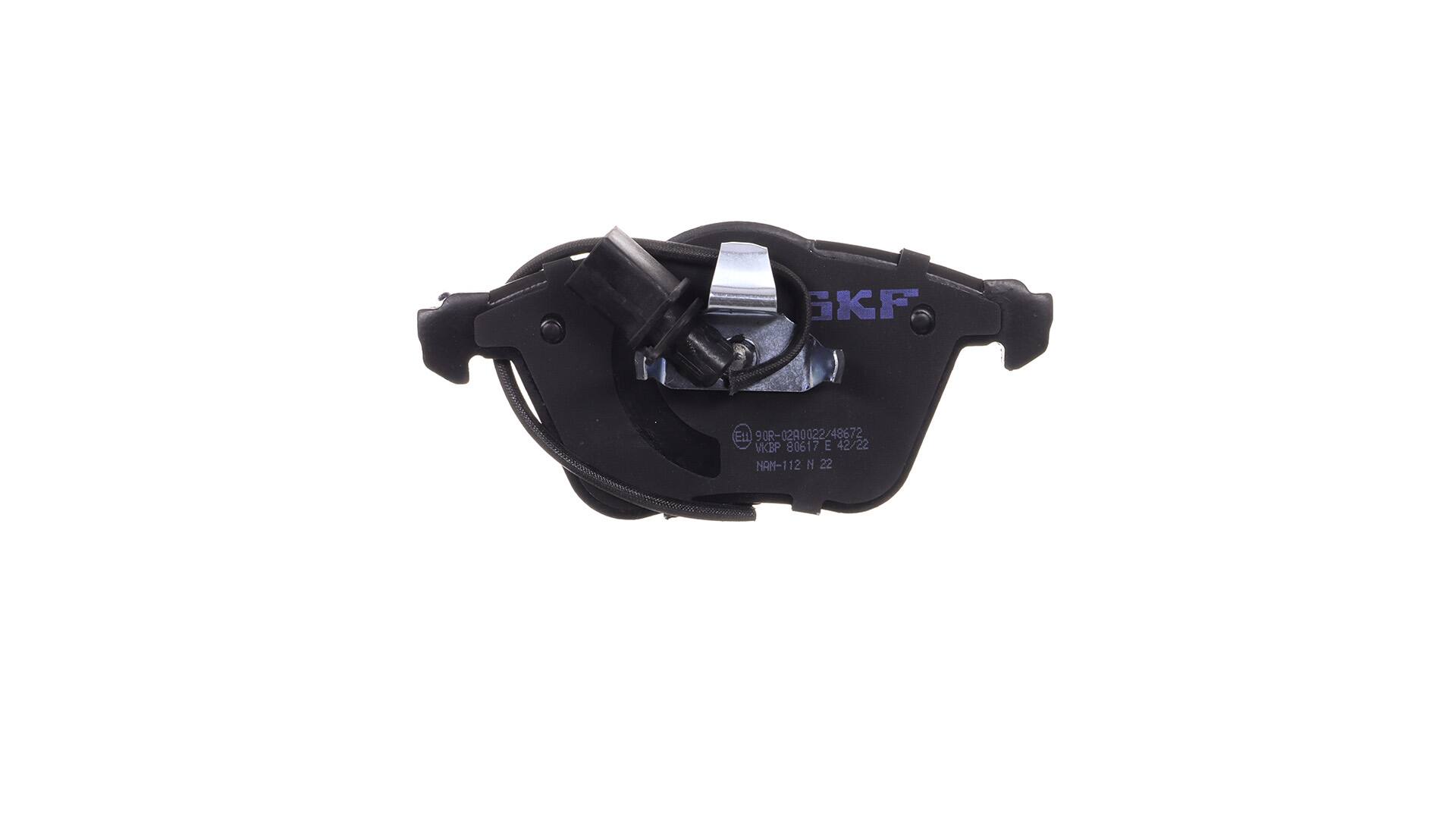 OEM 8E0698151L SKF Kit pastiglie freni VKBP 80617 E per VOLKSWAGEN, AUDI, SEAT, SKODA, PORSCHE