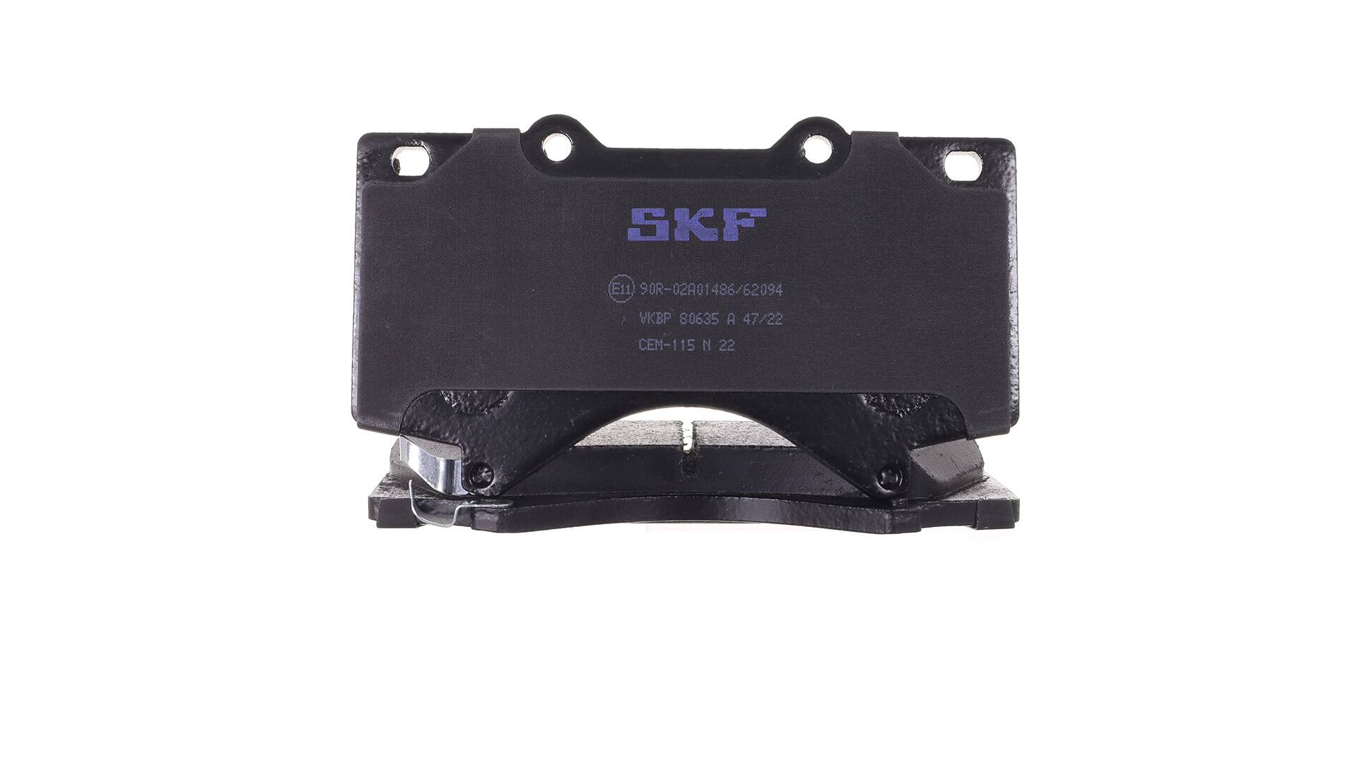 OEM 0446560280 SKF Bromsbelägg VKBP 80635 A för TOYOTA, OPEL, SUBARU, LAND ROVER, LEXUS