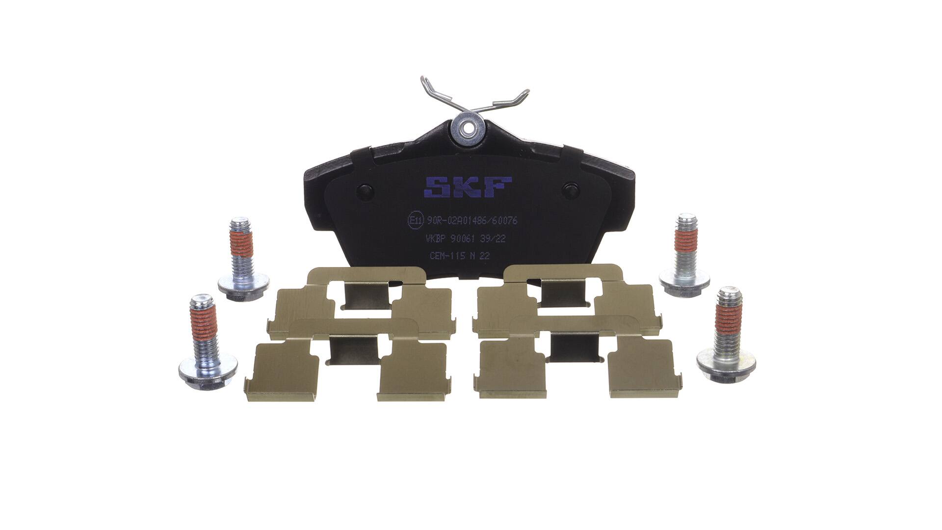 OEM 425367 SKF Kit pastiglie freni VKBP 90061 per FIAT, VOLKSWAGEN, PEUGEOT, CITROЁN, TOYOTA