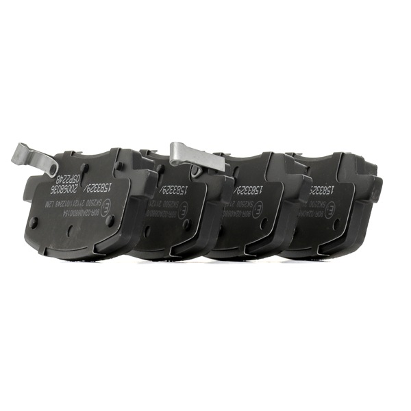 Remblokken (402B2004) van RIDEX Voor TESLA Model X (5YJX) EV AWD (421 KW / 573 PK / Van 2020)