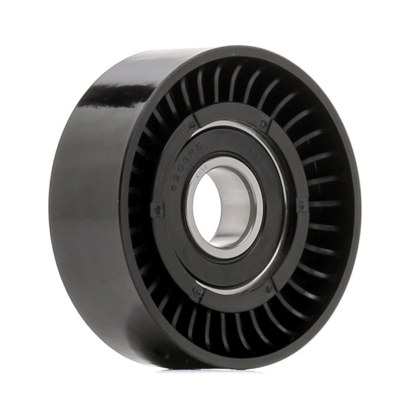 OEM 11281482199 RIDEX Polea tensora, correa poli V 310T0688 para BMW, MINI, CHRYSLER, AC