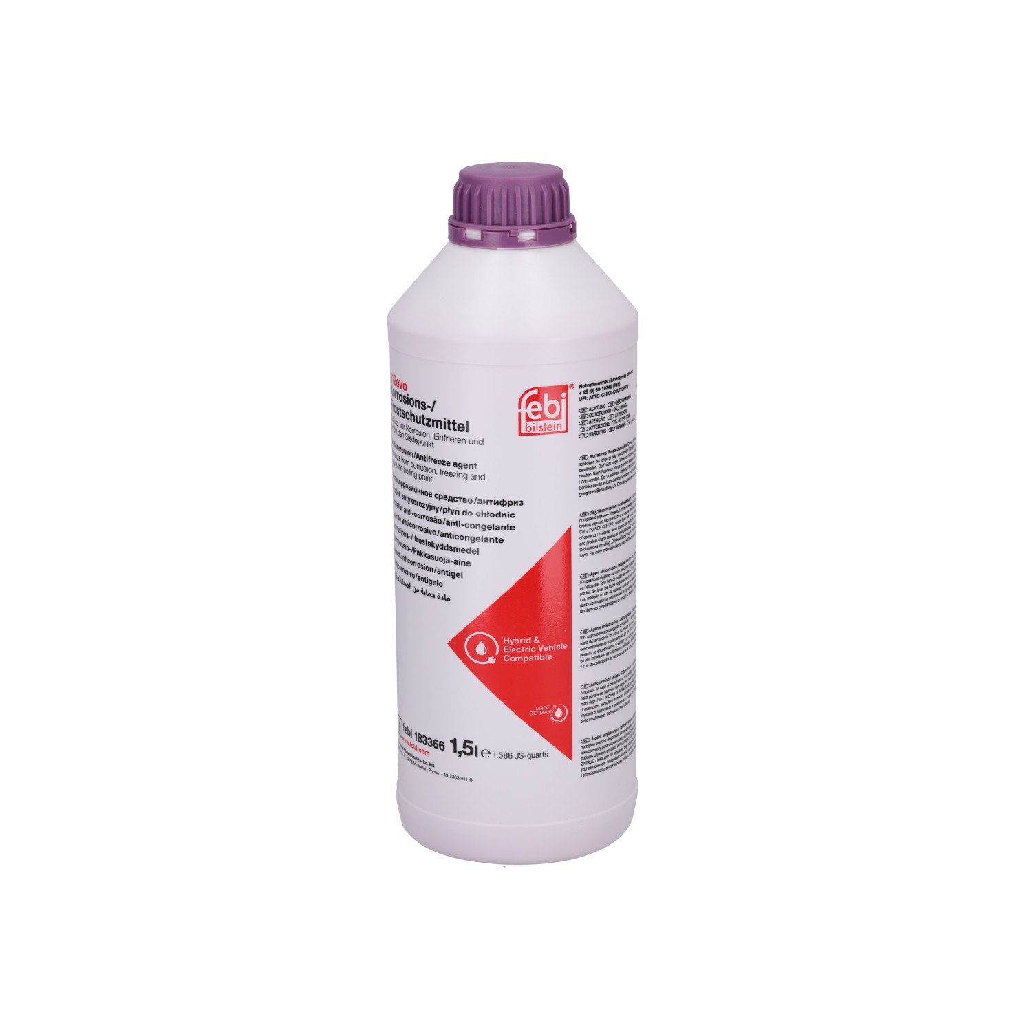 FEBI BILSTEIN Antigel (183366) pour AUDI A6 C8 Avant (4A5) 40 TFSI (150 KW / 204 CH / de 2020)