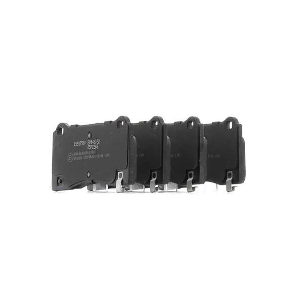 Remblokken (402B2055) van RIDEX Voor TESLA Model 3 (5YJ3) EV Perfomance AWD (339 KW / 461 PK / Van 2021)