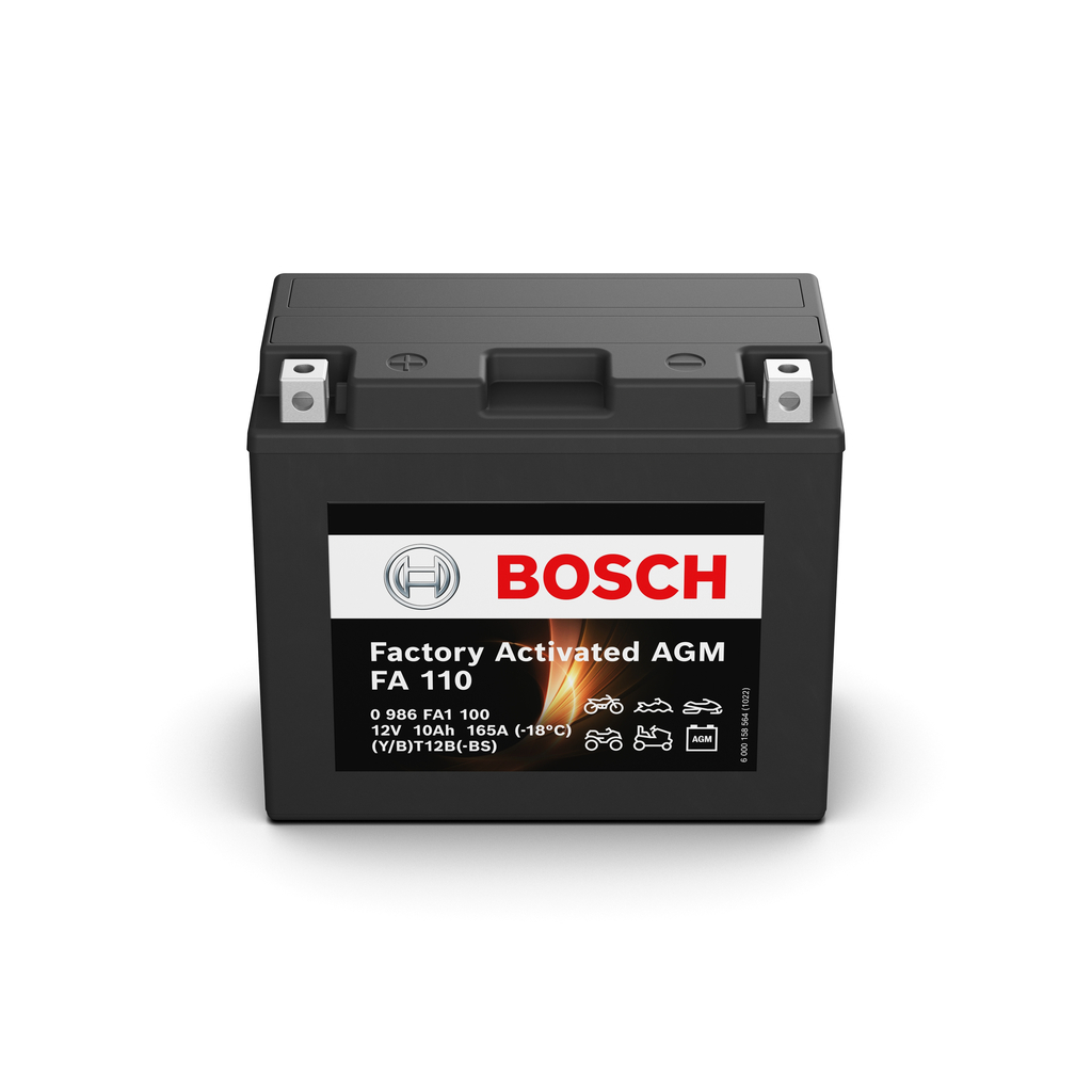 OEM YT12BBS BOSCH Batteria 0 986 FA1 100 per AUDI
