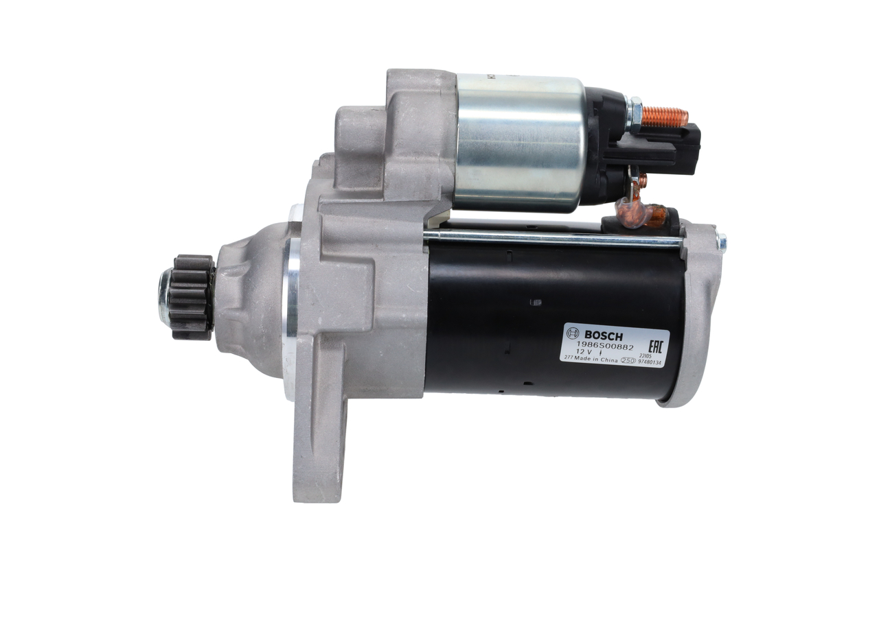 Startmotor (1 986 S00 882) från BOSCH för VW T-Cross (C11_) 1.0 TSi Flexfuel 128 HK