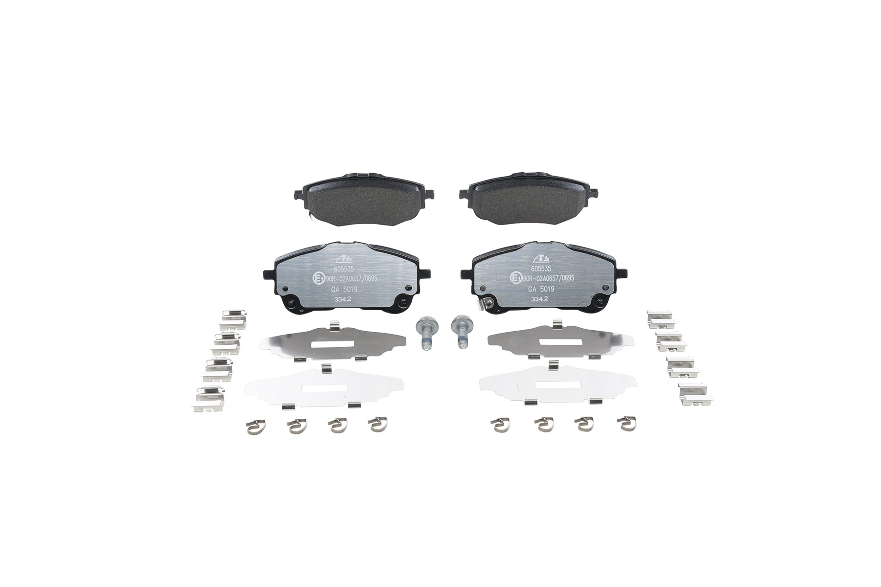 OEM 0446502470 ATE Jarrupalat, levyjarru 13.0460-5535.2 varten TOYOTA, SUZUKI, LEXUS