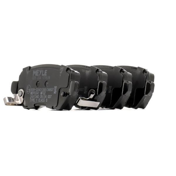 OEM 1605967 MEYLE Jarrupalat, levyjarru 025 234 1715/W varten FORD, OPEL, PEUGEOT, HONDA, FIAT