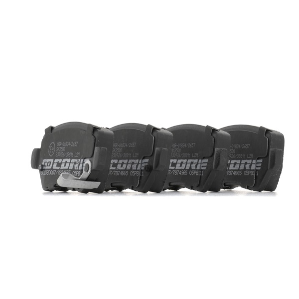 Remblokken (GCD020007) van goCORE Voor OPEL Astra G CC (T98) 2.0 16V OPC (F08, F48) (118 KW / 160 PK / Van 1999)