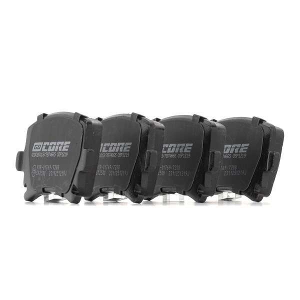 Remblokken (GCD020013) van goCORE Voor AUDI A4 Cabrio (8H7, B6, 8HE, B7) 2.7 TDI (132 KW / 180 PK / Van 2006)