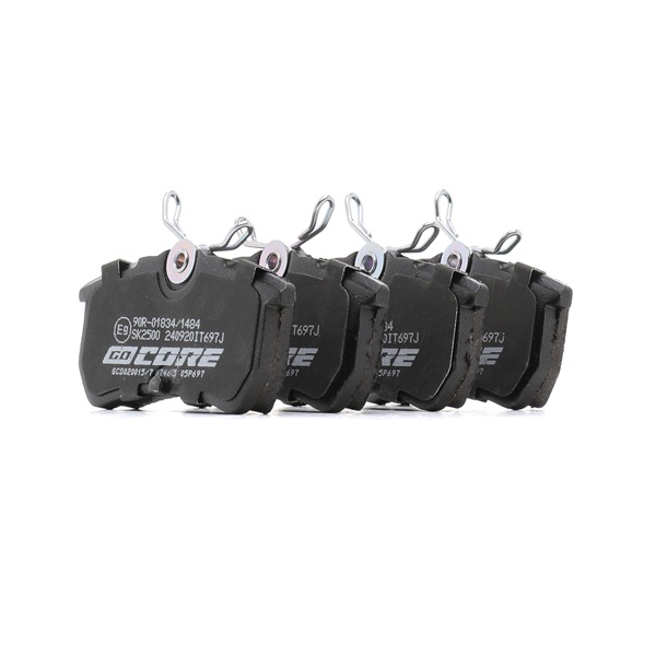 Remblokken (GCD020015) van goCORE Voor FORD FOCUS (DAW, DBW) ST170 (127 KW / 173 PK / Van 2002)