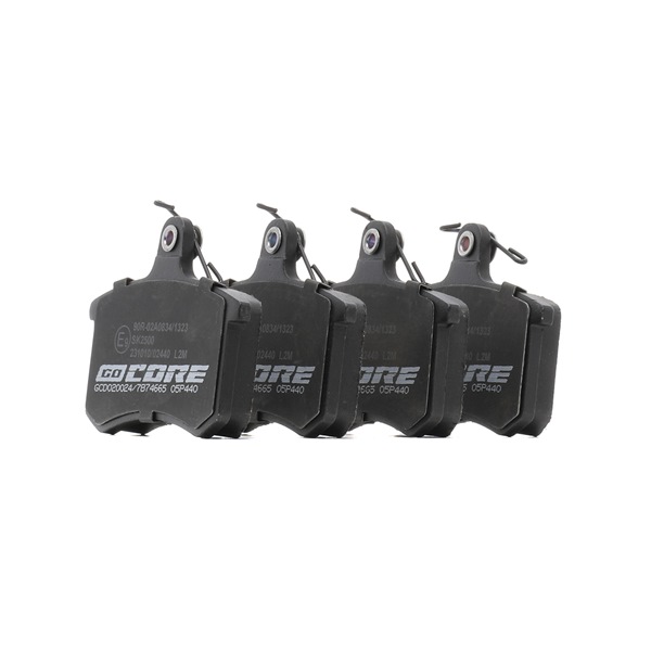 OEM 4A0615415C goCORE  Bremsbeläge GCD020024 für VW, AUDI, SKODA, SEAT