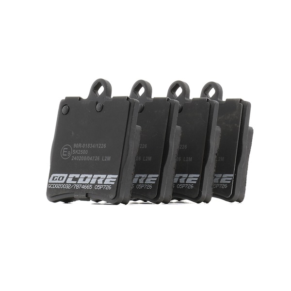 Remblokken (GCD020032) van goCORE Voor CHRYSLER CROSSFIRE 3.2 (160 KW / 218 PK / Van 2003)