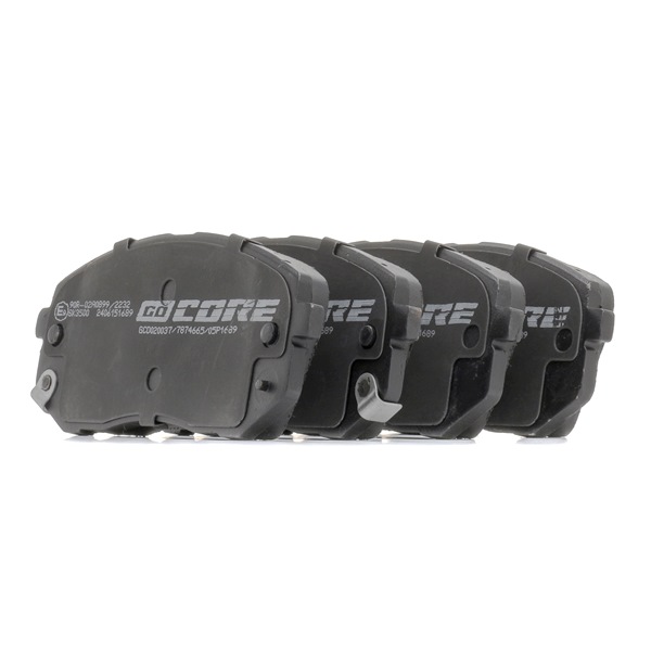 OEM 58101B2A80 goCORE  Bremsbeläge GCD020037 für HYUNDAI, KIA