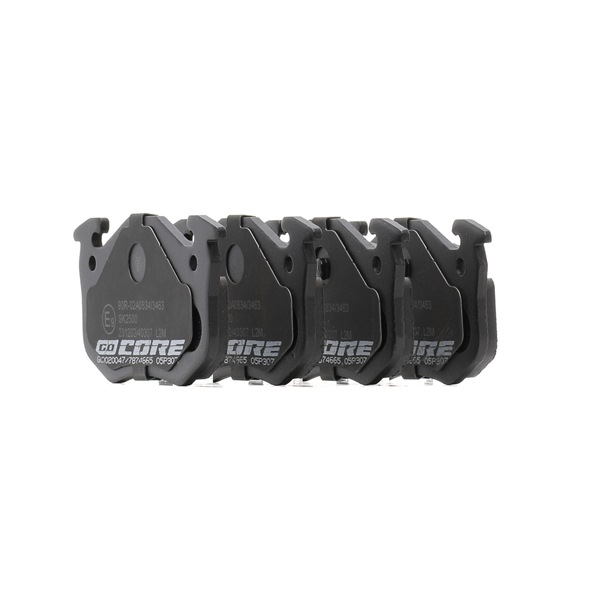 Remblokken (GCD020047) van goCORE Voor RENAULT CLIO II (BB0/1/2_, CB0/1/2_) 1.2 16V (BB05, BB0W, BB11, BB27, BB2T, BB2U, BB2V, CB05,... (55 KW / 75 PK / Van 2001)