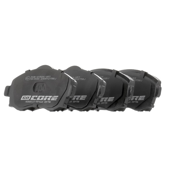 Remblokken (GCD020067) van goCORE Voor OPEL Corsa C Hatchback (X01) 1.6 (F08, F68) (69 KW / 92 PK / Van 2003)