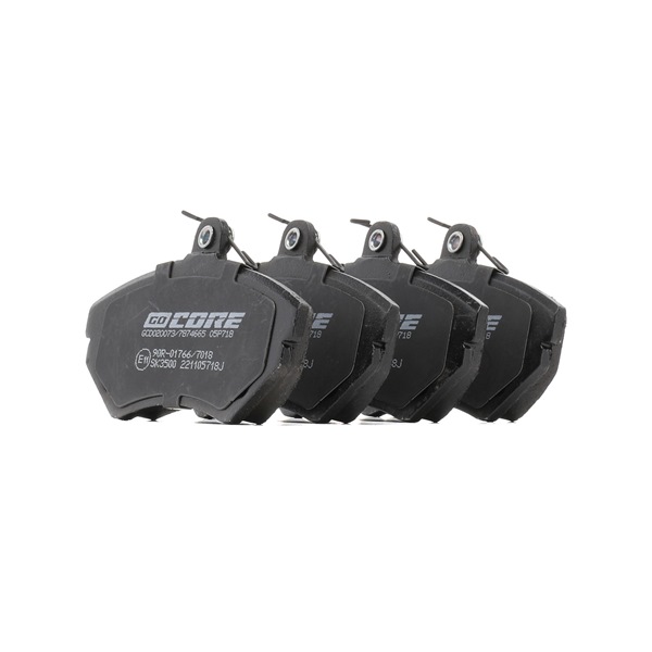 Remblokken (GCD020073) van goCORE Voor VW Caddy III MPV (6K9, 9E7, 9E9) 1.9 D (47 KW / 64 PK / Van 2005)